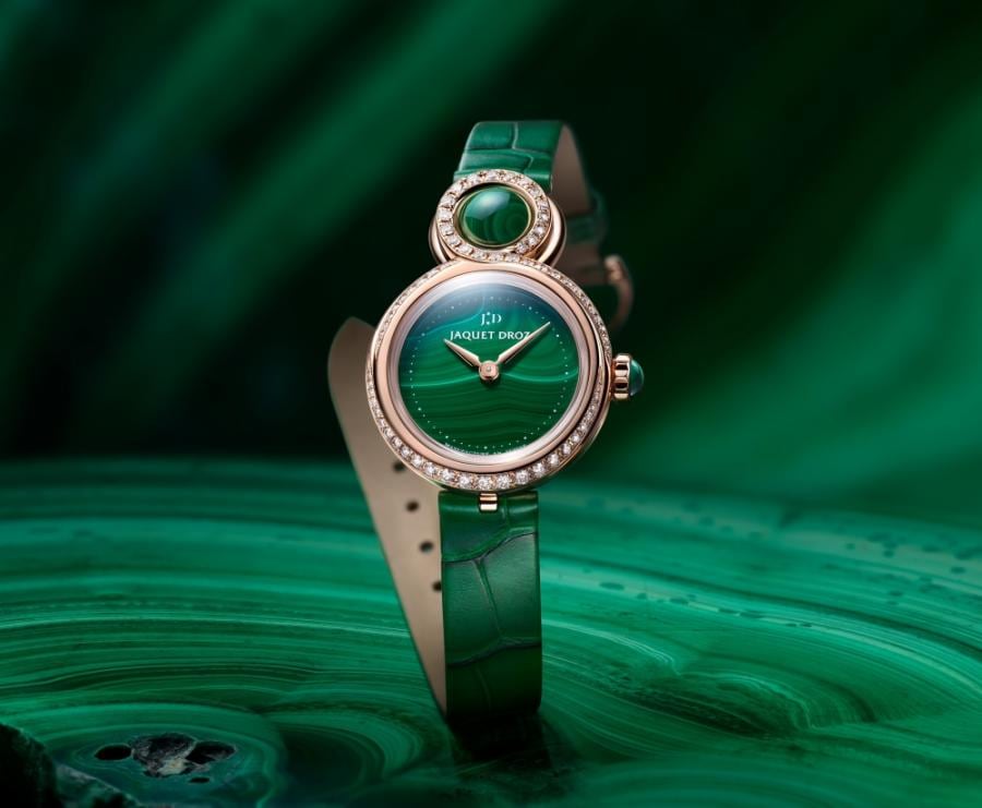 BOHEMIAN CHIC: JAQUET DROZ UNVEILS TWO NEW VERSIONS  OF ITS LADY 8 PETITE