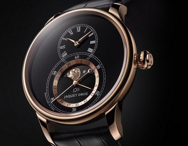 Jaquet Droz - GRANDE SECONDE MOON BLACK ENAMEL, LUNE SUBLIME